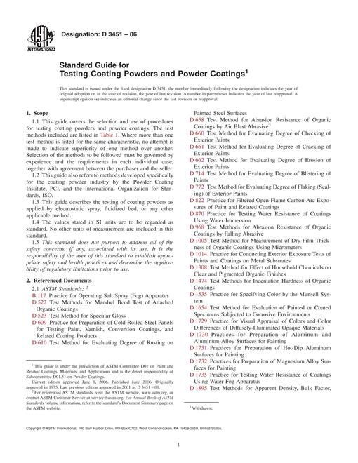 ASTM D3451-06