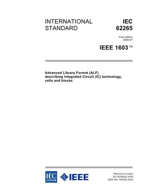 IEC 62265 Ed. 1.0 en:2005