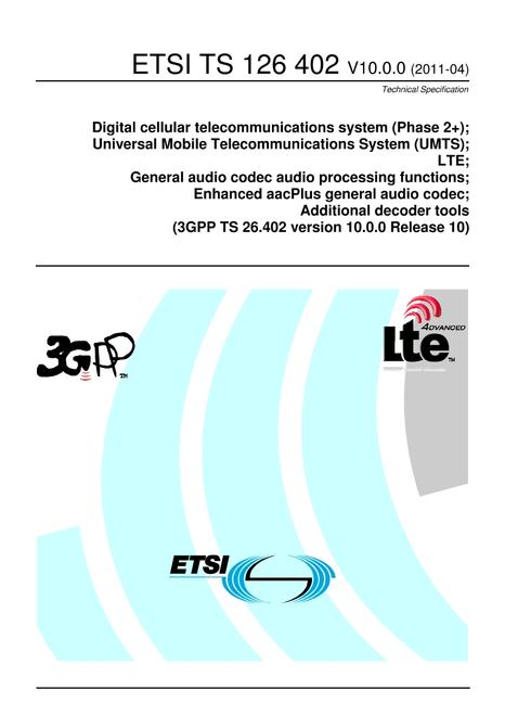 ETSI TS 126 402