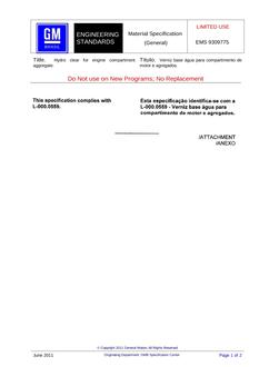 GMSA EMS 9309775
