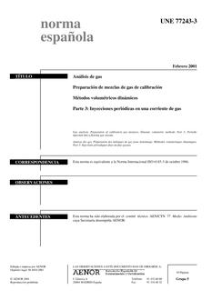 AENOR UNE 77243-3