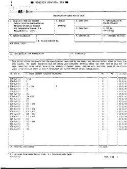 FAA FAA-ER-130-005 REV I SPEC CHG NOTICE 013