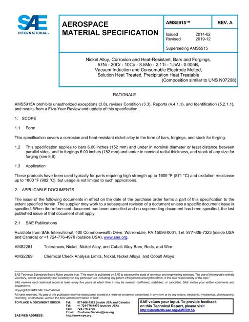SAE AMS5915A