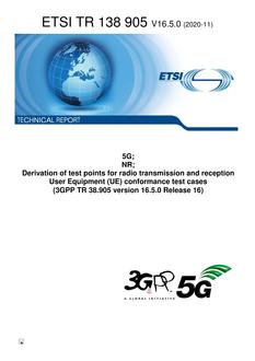 ETSI TR 138 905