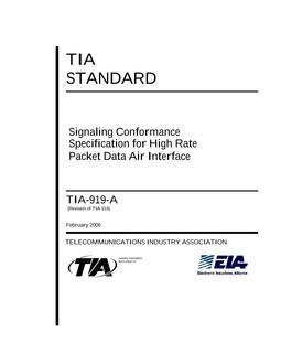 TIA TIA-919-A