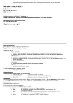 DANSK DS/EN 168101