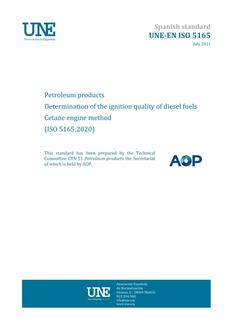 AENOR UNE-EN ISO 5165