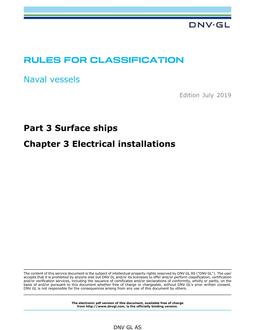 DNV DNVGL-RU-NAVAL PART 3 CHAPTER 3