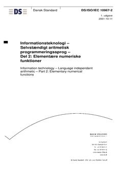 DANSK DS/ISO/IEC 10967-2