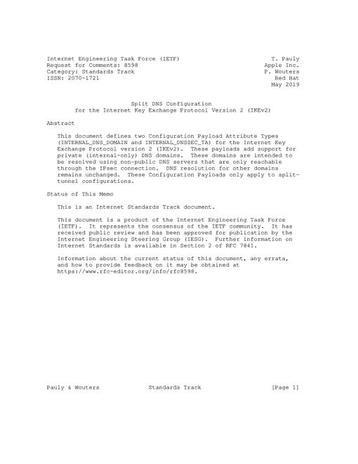 IETF RFC 8598