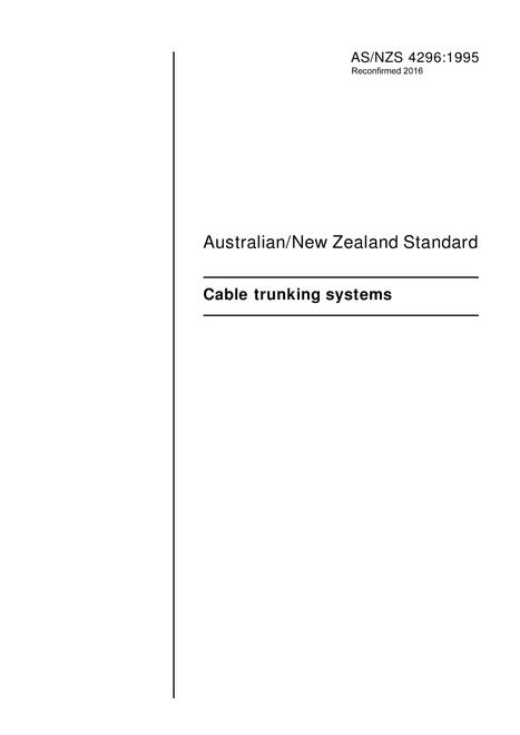 AS/NZS 4296:1995