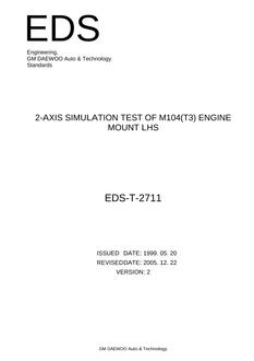 GMKOREA EDS-T-2711
