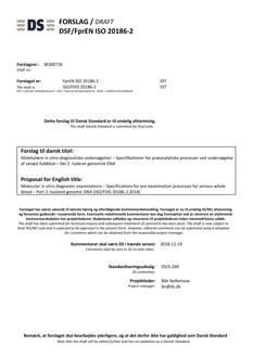 DANSK DSF/FPREN ISO 20186-2