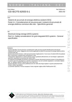 CEI IEC/TS 62933-5-1