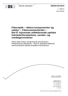 DANSK DS/EN 62149-9