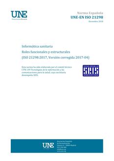AENOR UNE-EN ISO 21298