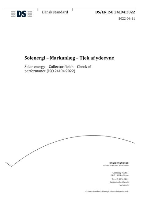 DANSK DS/EN ISO 24194