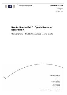 DANSK DS/ISO 7870-5