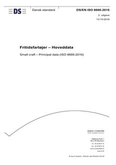 DANSK DS/EN ISO 8666