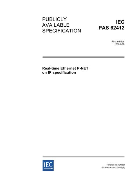 IEC/PAS 62412 Ed. 1.0 en:2005