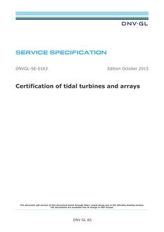 DNV DNVGL-SE-0163