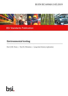 BS EN IEC 60068-2-85:2019