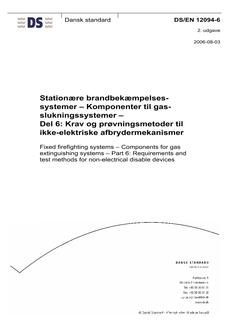 DANSK DS/EN 12094-6