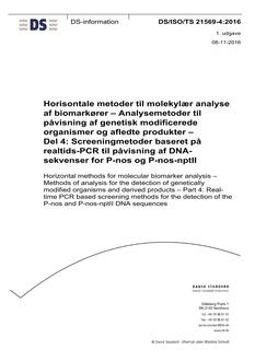 DANSK DS/ISO/TS 21569-4
