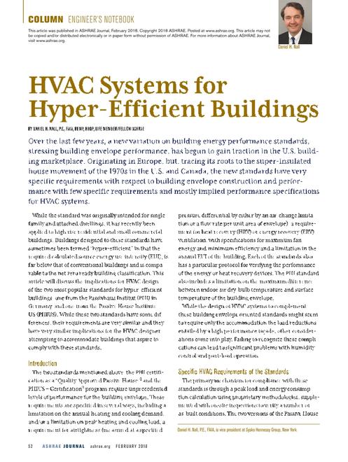HVAC Systems for Hyper-Efficient Buildings