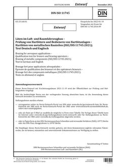 DIN ISO 11745 - DRAFT