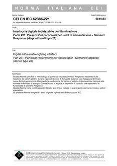 CEI EN IEC 62386-221
