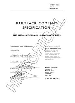 NR RT/E/S/40065 ISSUE 1