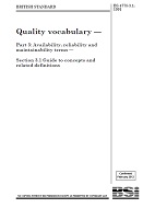 BS 4778-3.1:1991