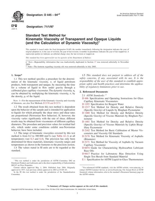 ASTM D445-04e2