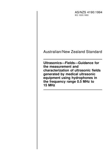 AS/NZS 4190:1994