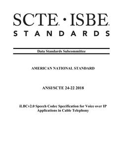 SCTE 24-22 2018 (R2023)