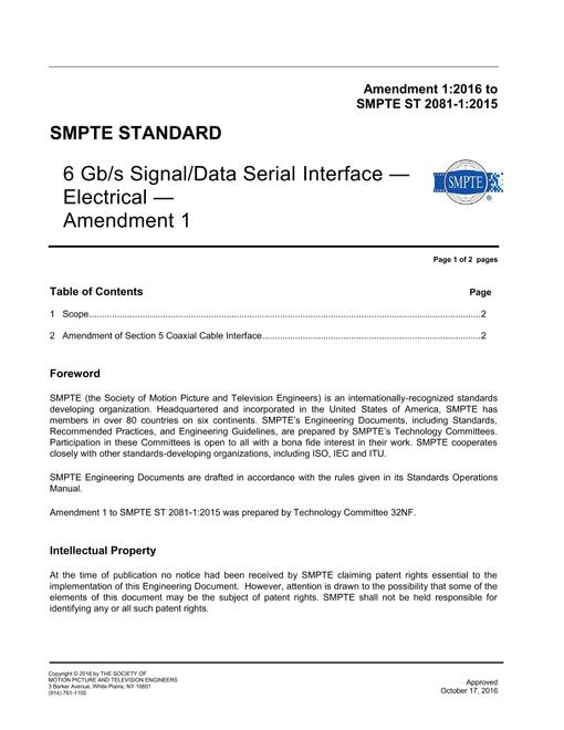 SMPTE ST 2081-1