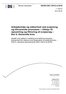 DANSK DS/EN ISO 15012-4