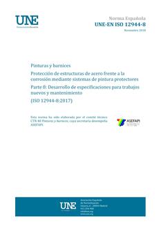 AENOR UNE-EN ISO 12944-8