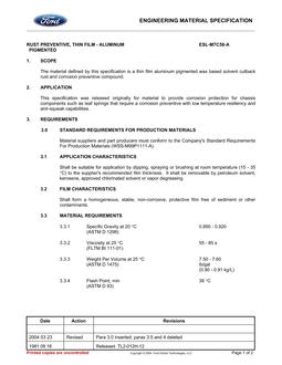 FORD ESL-M7C58-A