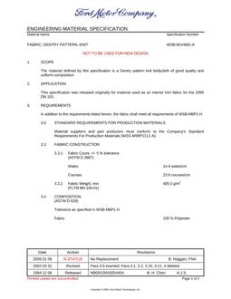FORD WSB-M1H682-A