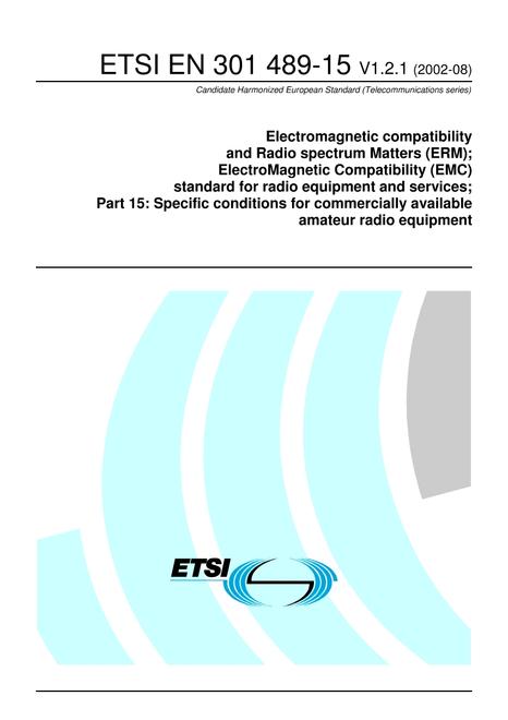 ETSI EN 301 489-15
