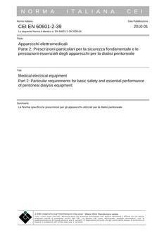 CEI EN 60601-2-39