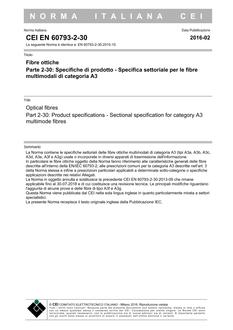 CEI EN 60793-2-30