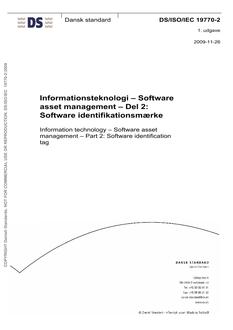 DANSK DS/ISO/IEC 19770-2
