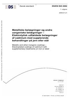 DANSK DS/EN ISO 2082