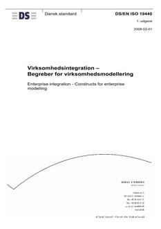 DANSK DS/EN ISO 19440