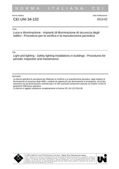 CEI UNI 34-132