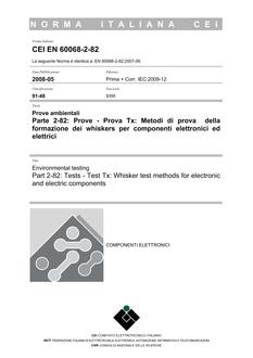 CEI EN 60068-2-82