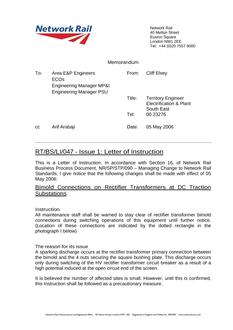 NR NR/BS/LI/047 ISSUE 1